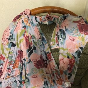 Posh Peanut Baby tie gown set